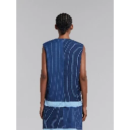 Blue Fibres Pattern Shirt