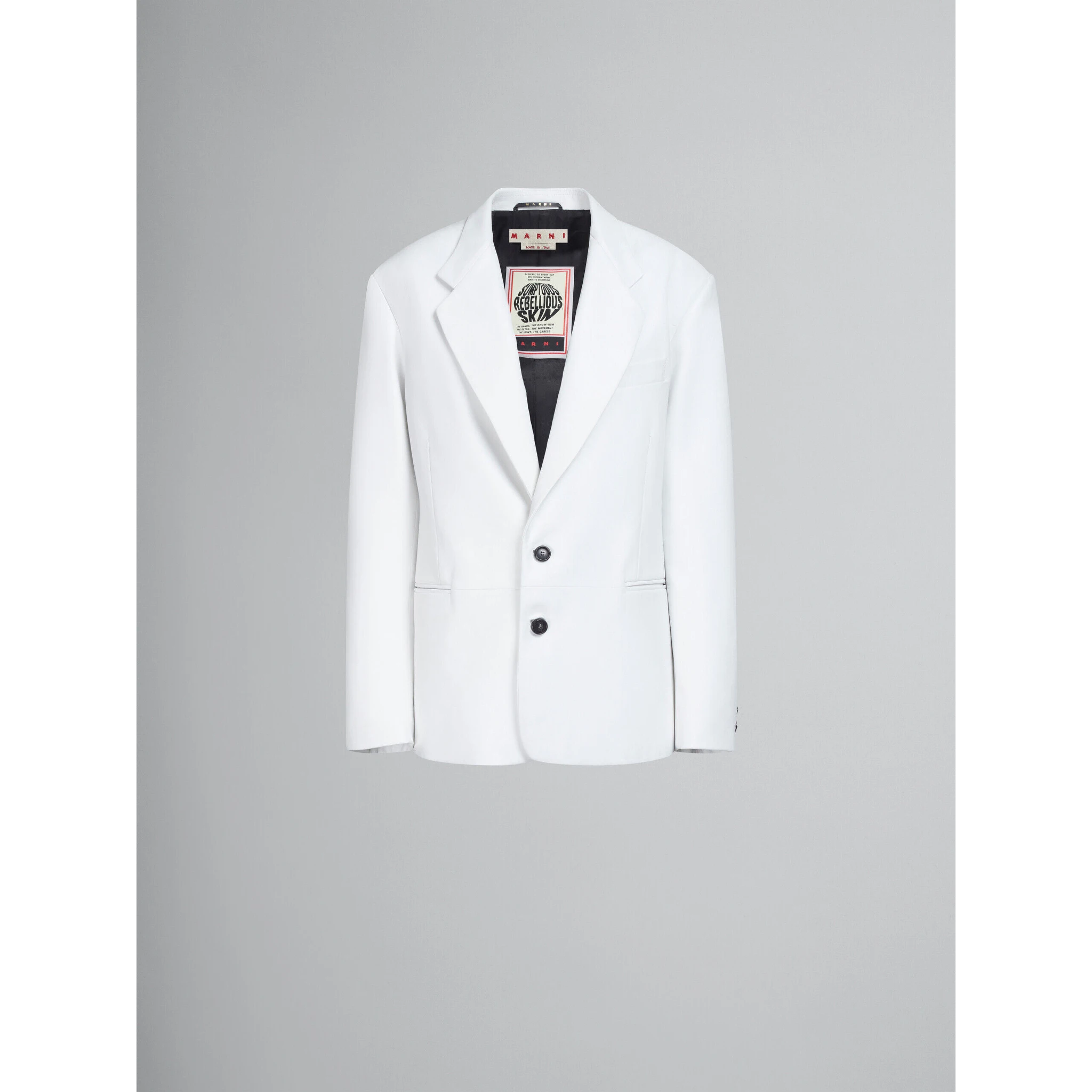 White Fibres Jackets And Coat