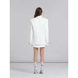 White Fibres Jackets And Coat