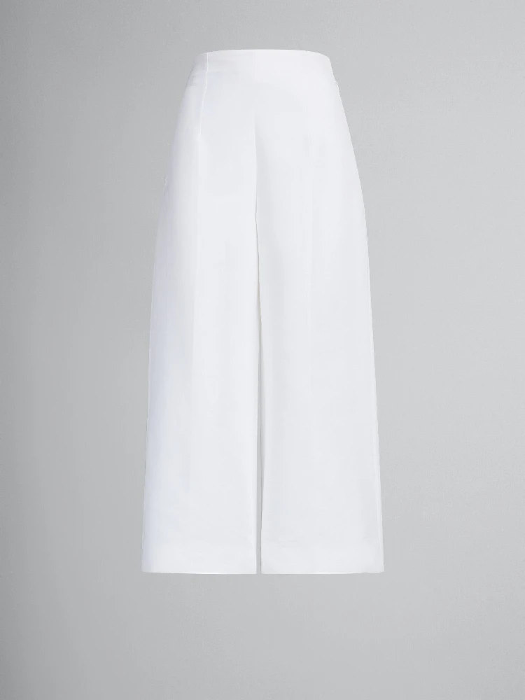 White Fibres Casual Pants