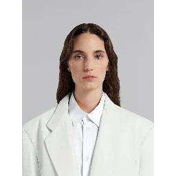 White Fibres Jackets And Coat