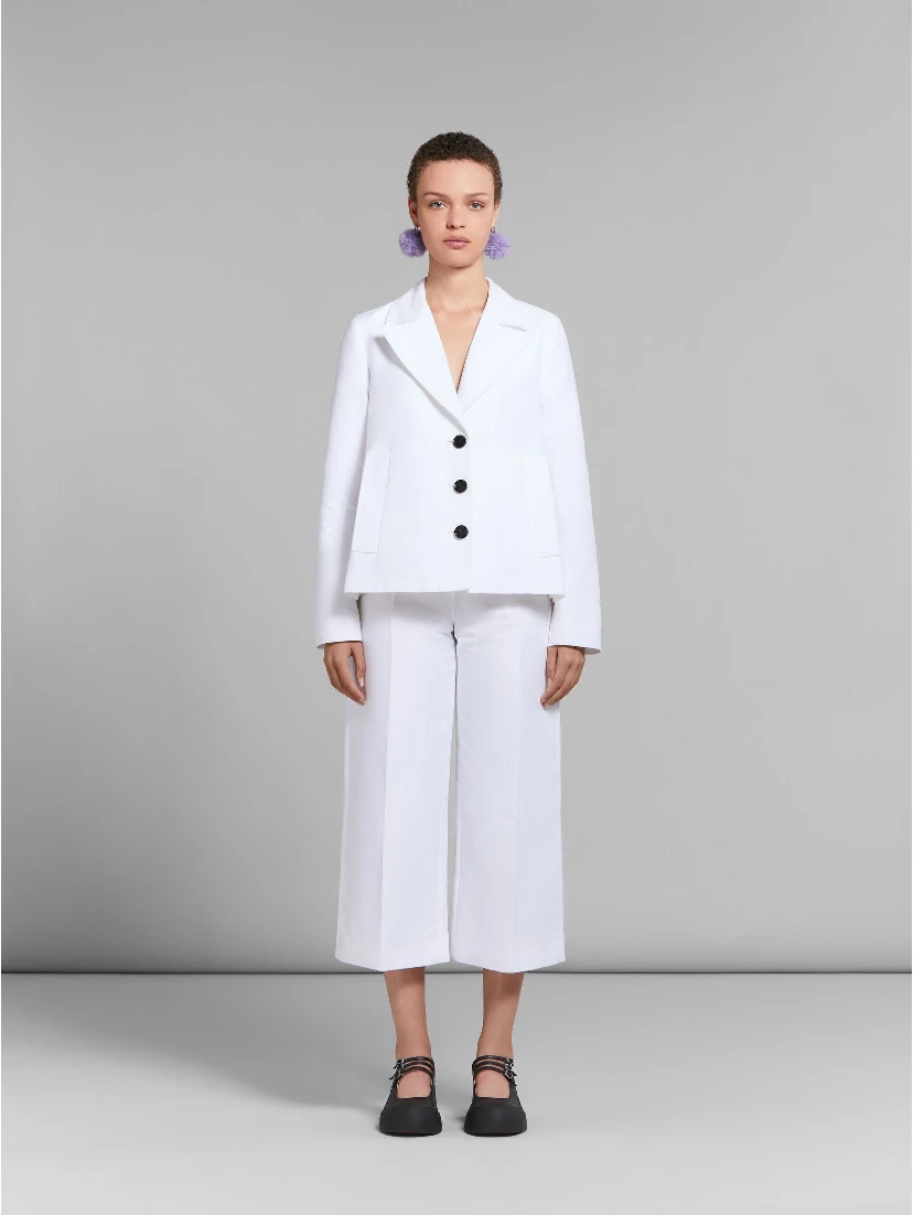 White Fibres Casual Pants
