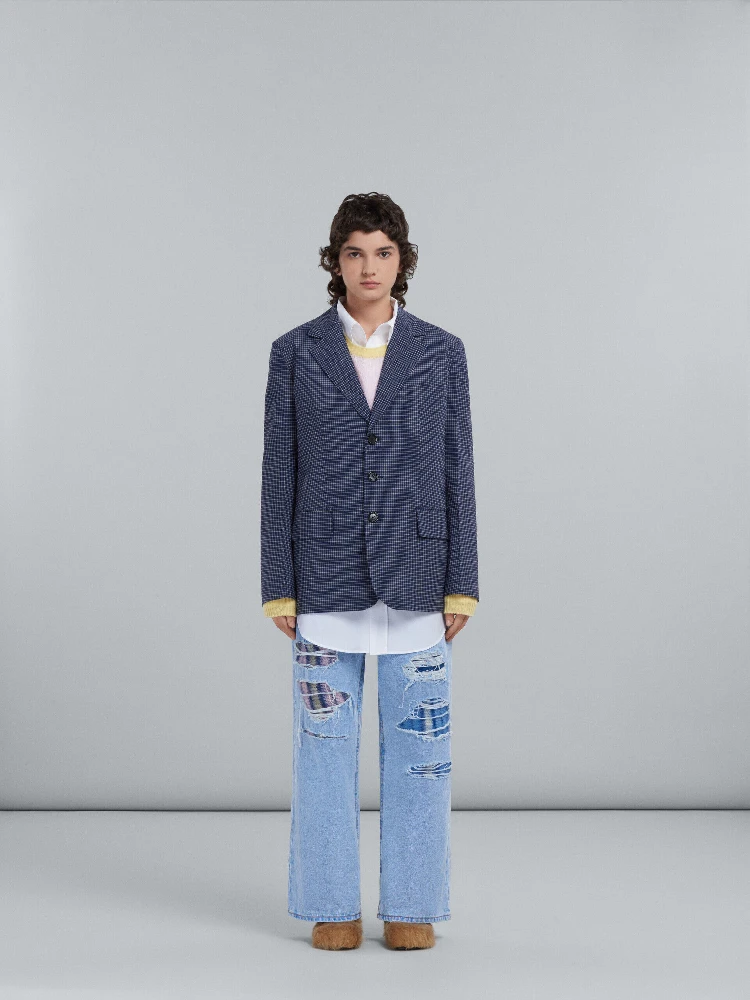 Blue Fibres Coat alternative
