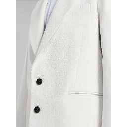 White Fibres Jackets And Coat