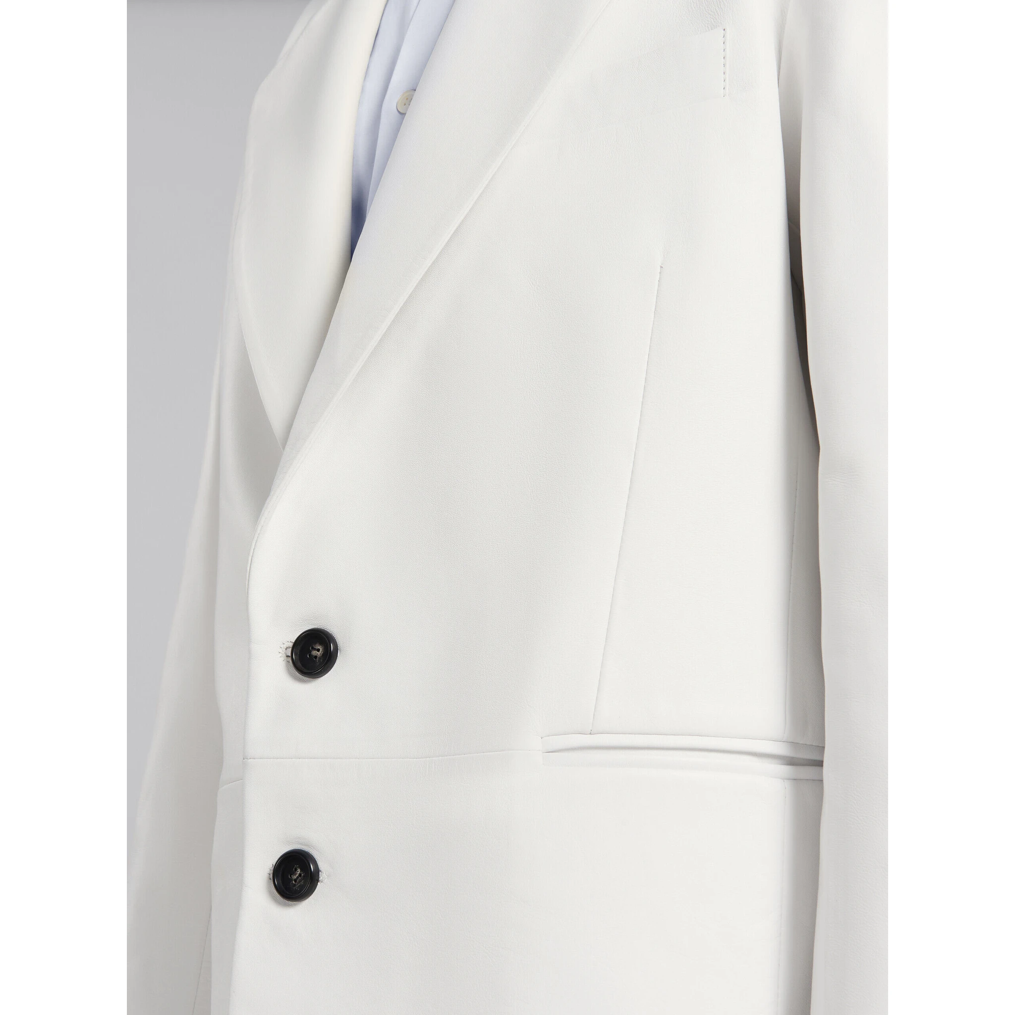 White Fibres Jackets And Coat