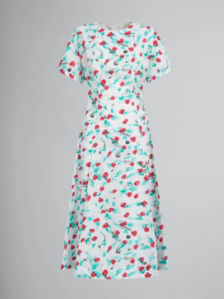 White Fibres Casual Dress