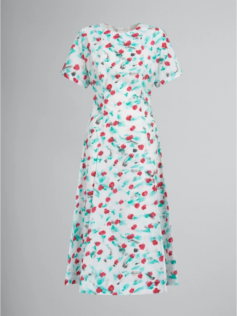 White Fibres Casual Dress