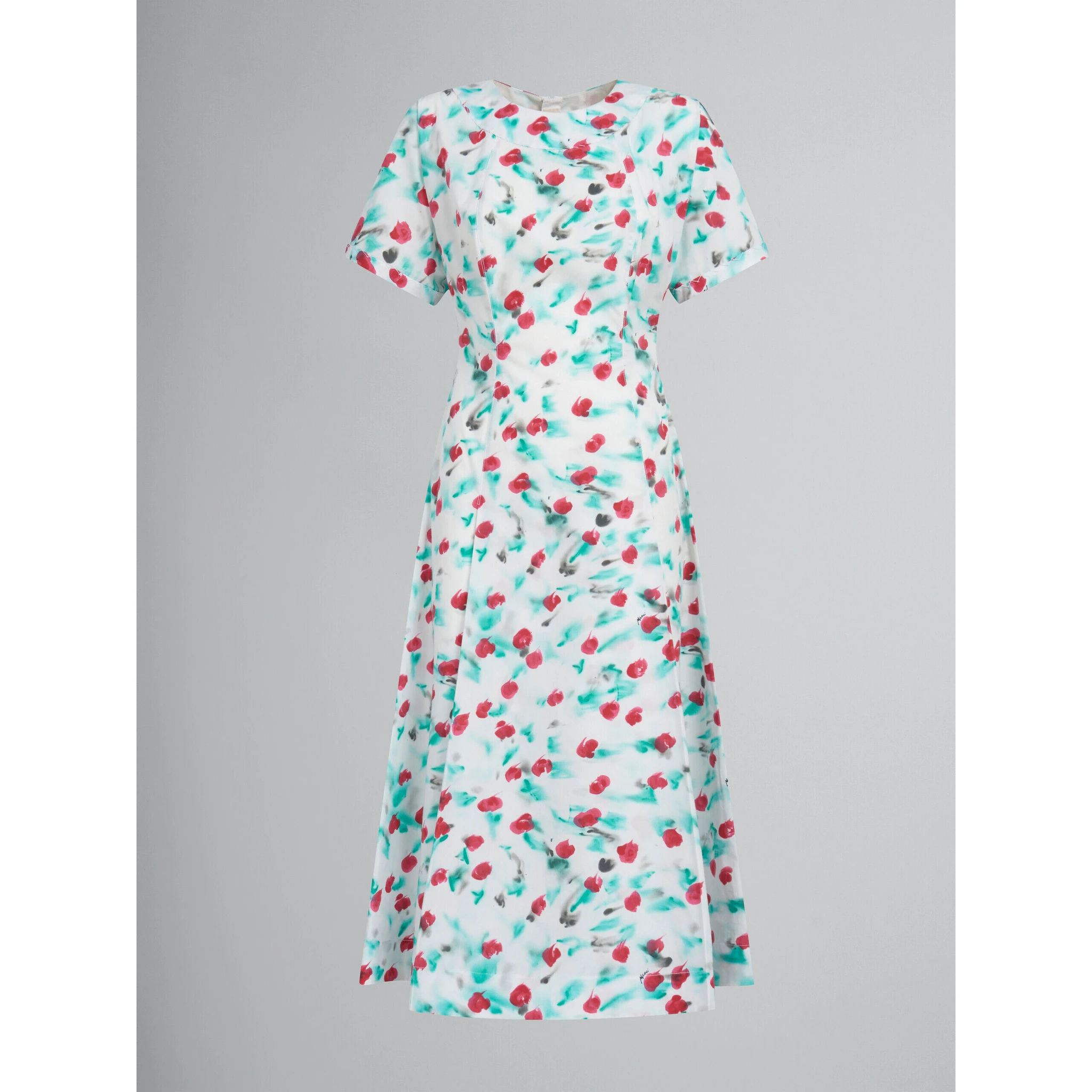 White Fibres Casual Dress