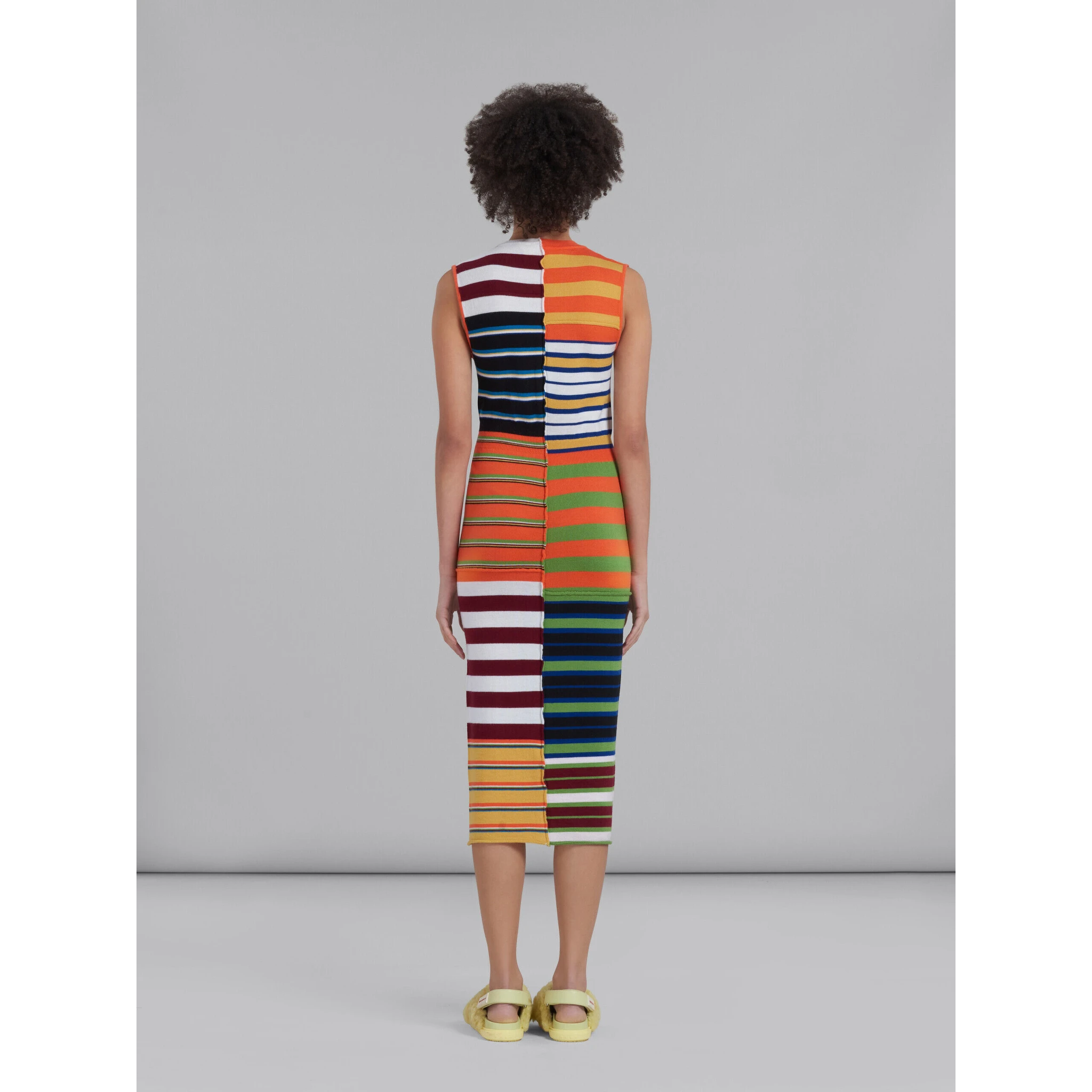 Multicolor Fibres Casual Dress
