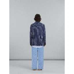 Blue Fibres Coat