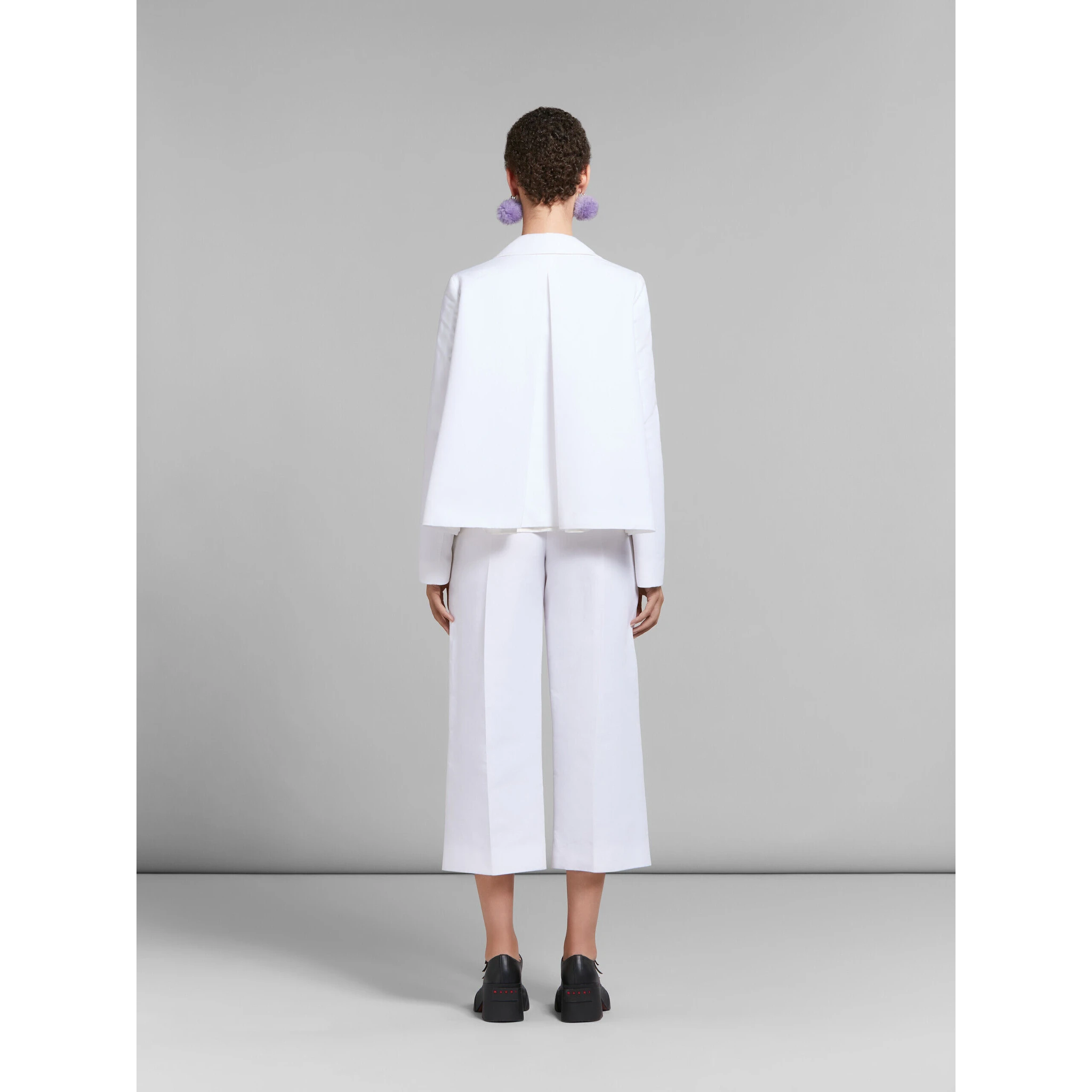 White Fibres Casual Pants