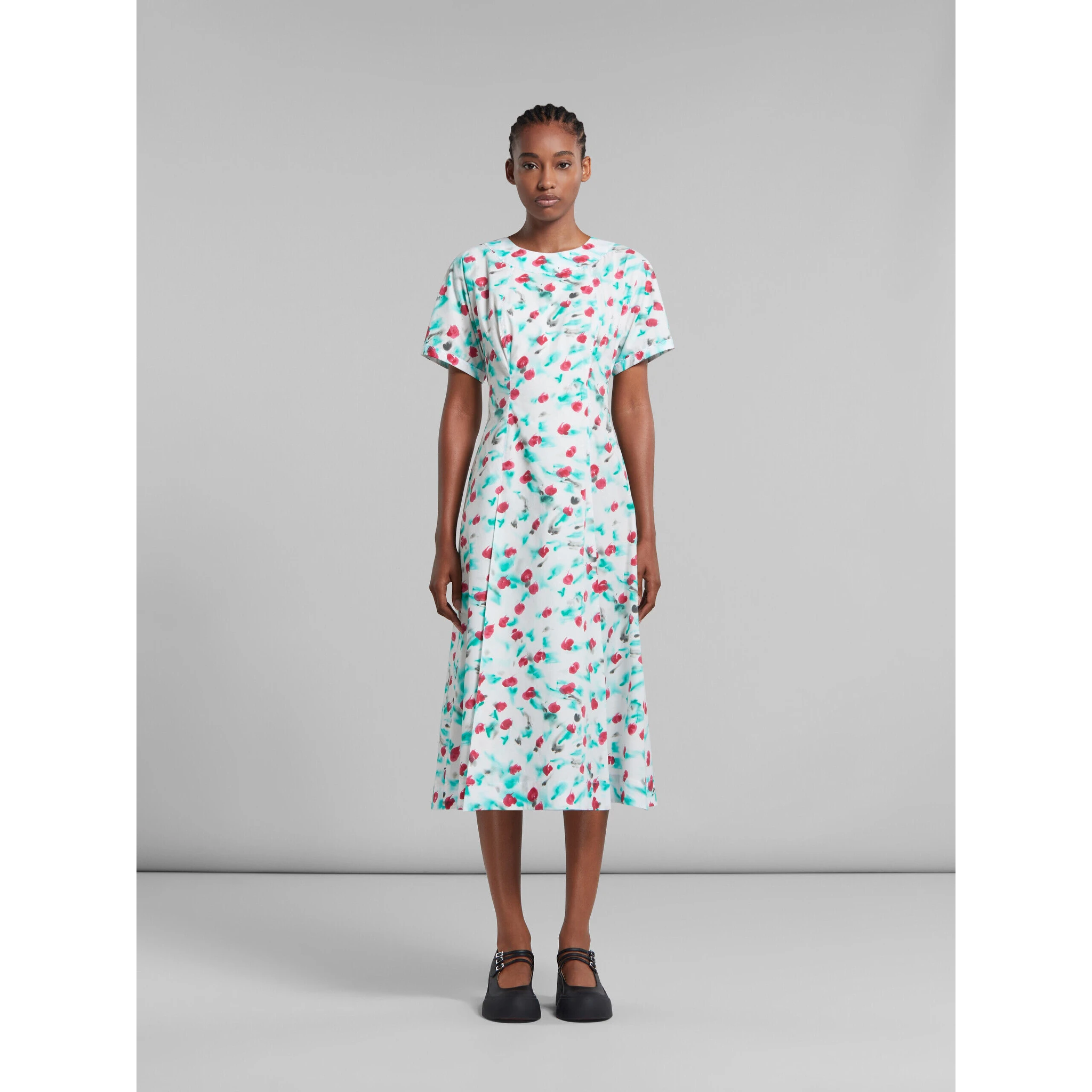 White Fibres Casual Dress