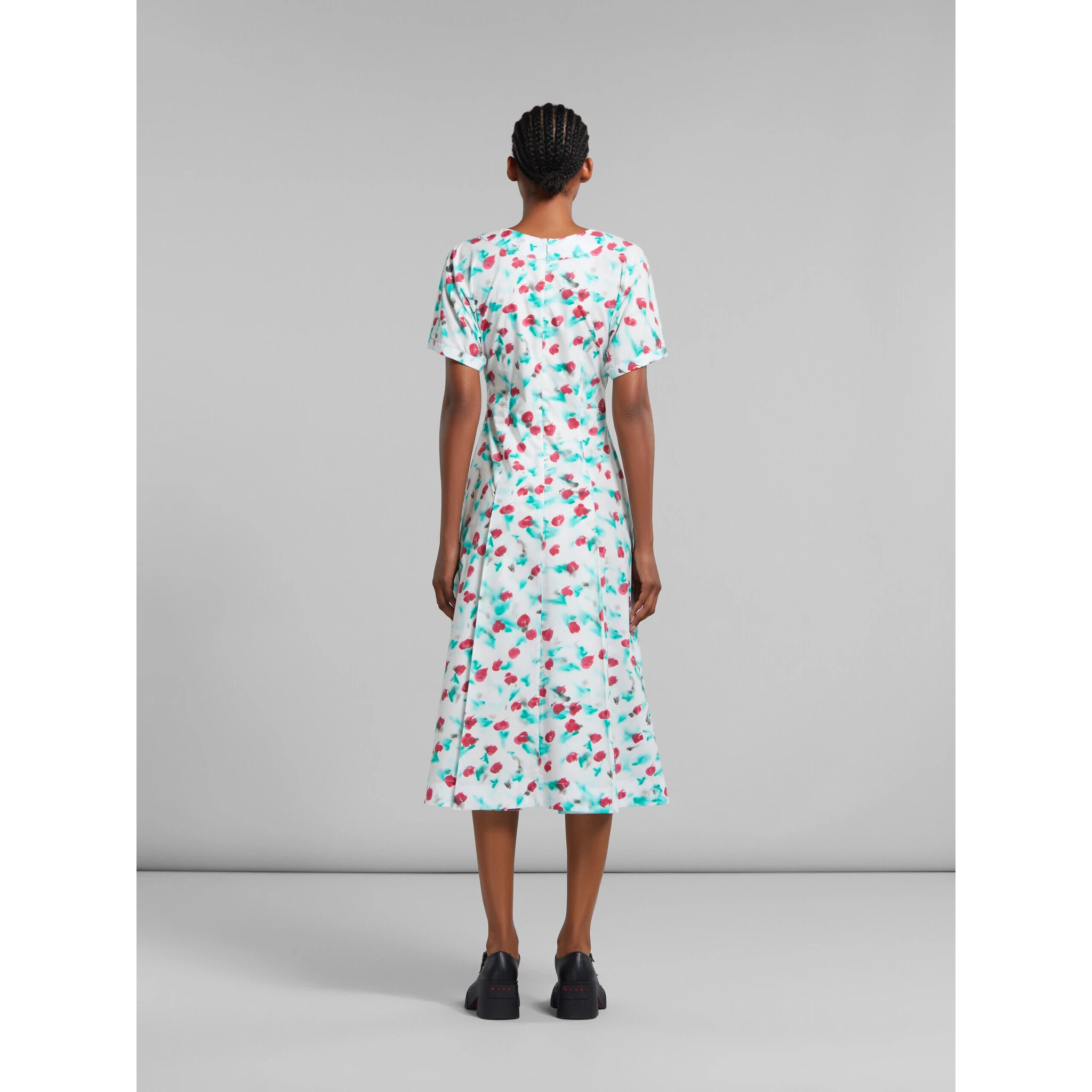 White Fibres Casual Dress