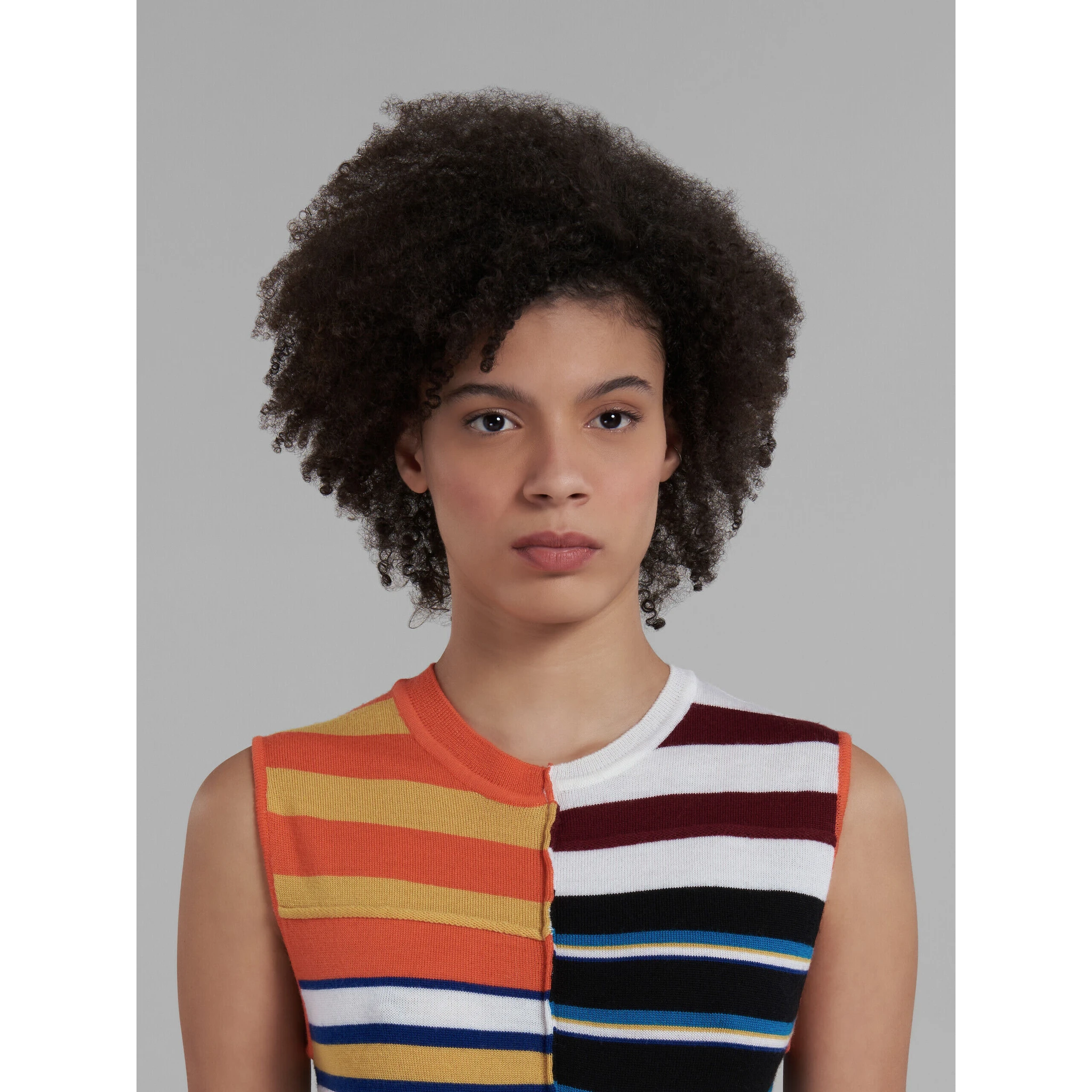 Multicolor Fibres Casual Dress
