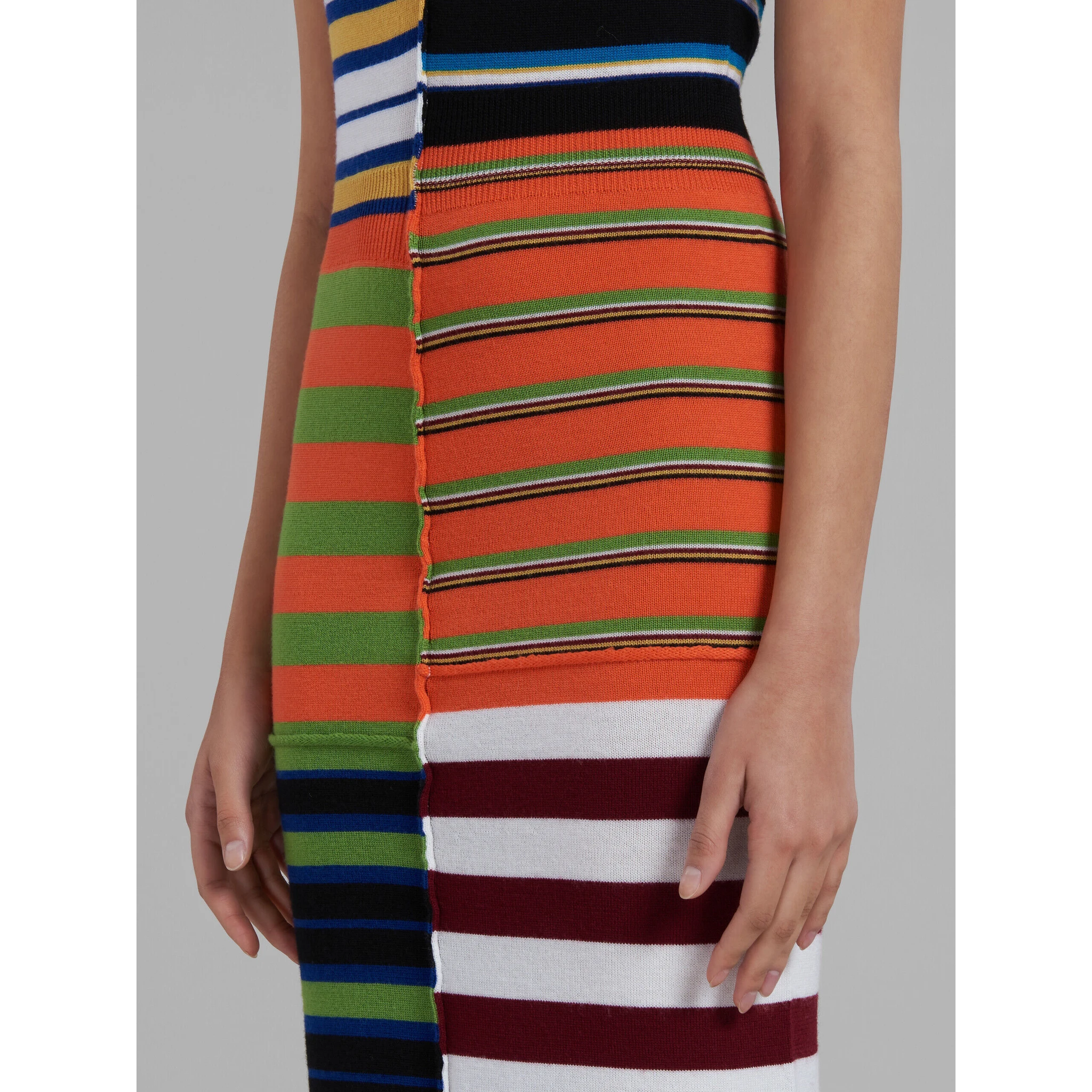 Multicolor Fibres Casual Dress