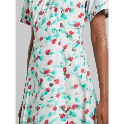 White Fibres Casual Dress