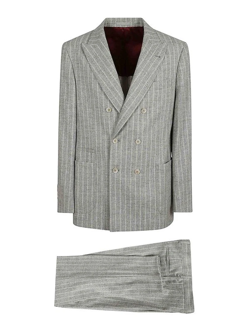 Pearl Leather Two-Piece Suit
