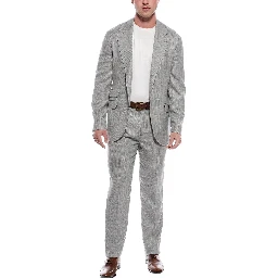 Gray Wool Two-Piece Suit