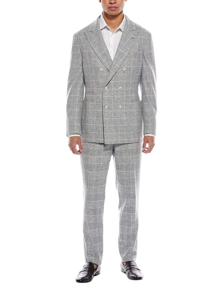 Pearl Silk Two-Piece Suit