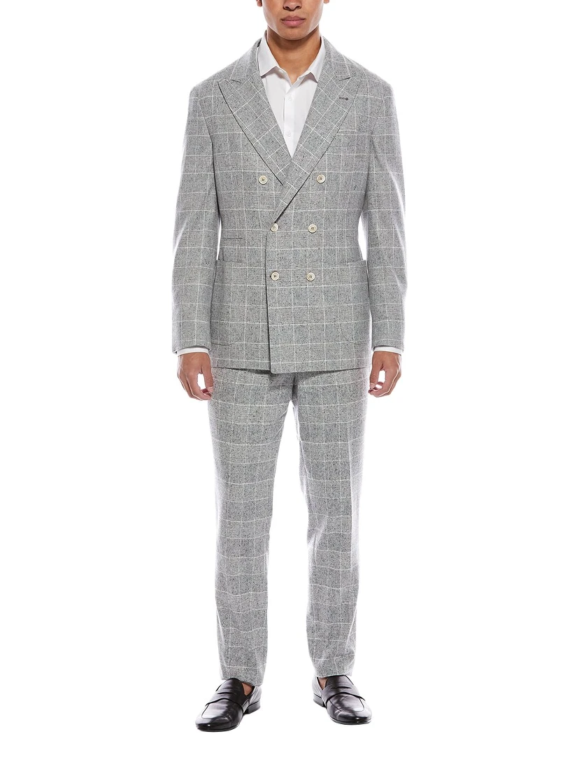Pearl Silk Two-Piece Suit