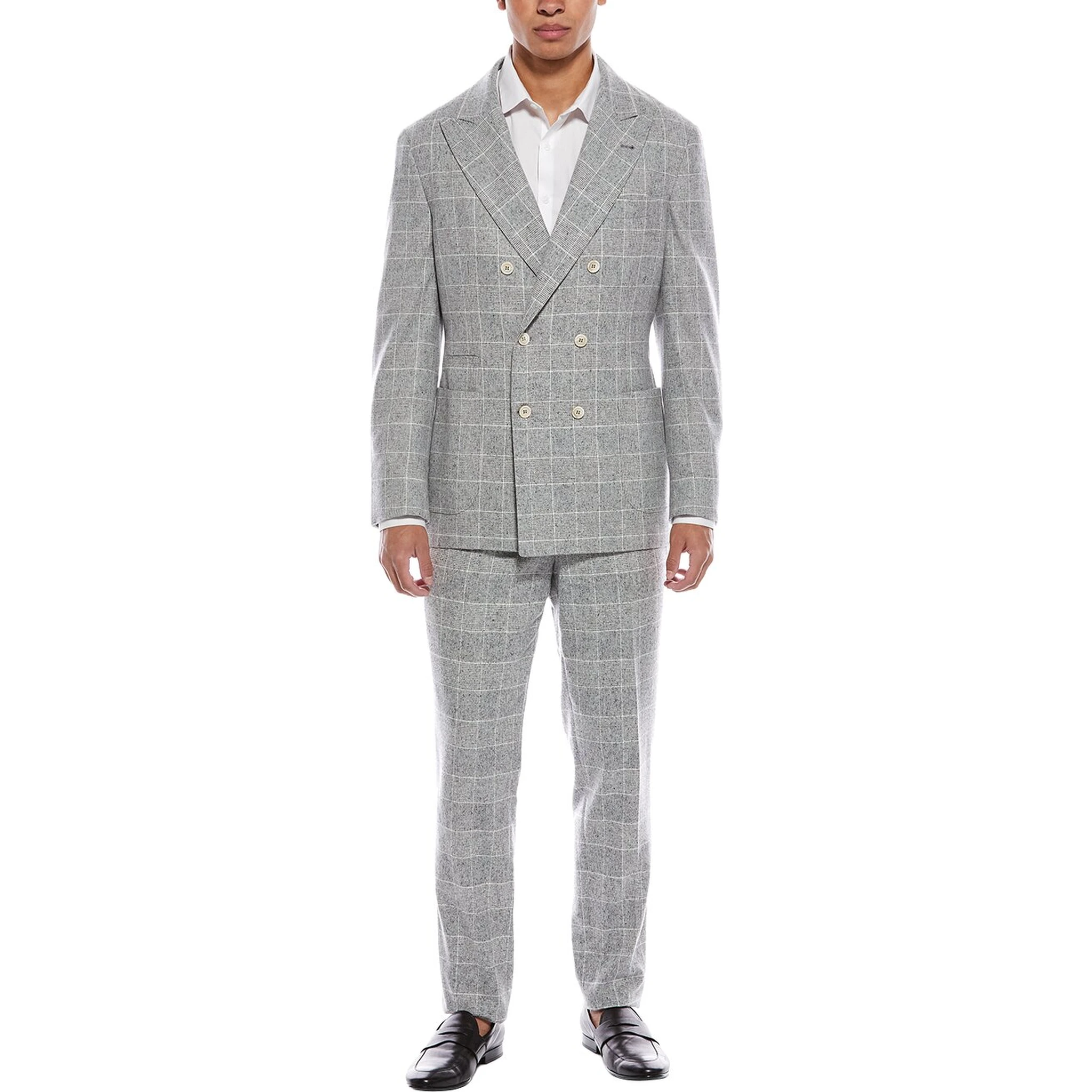 Pearl Silk Two-Piece Suit