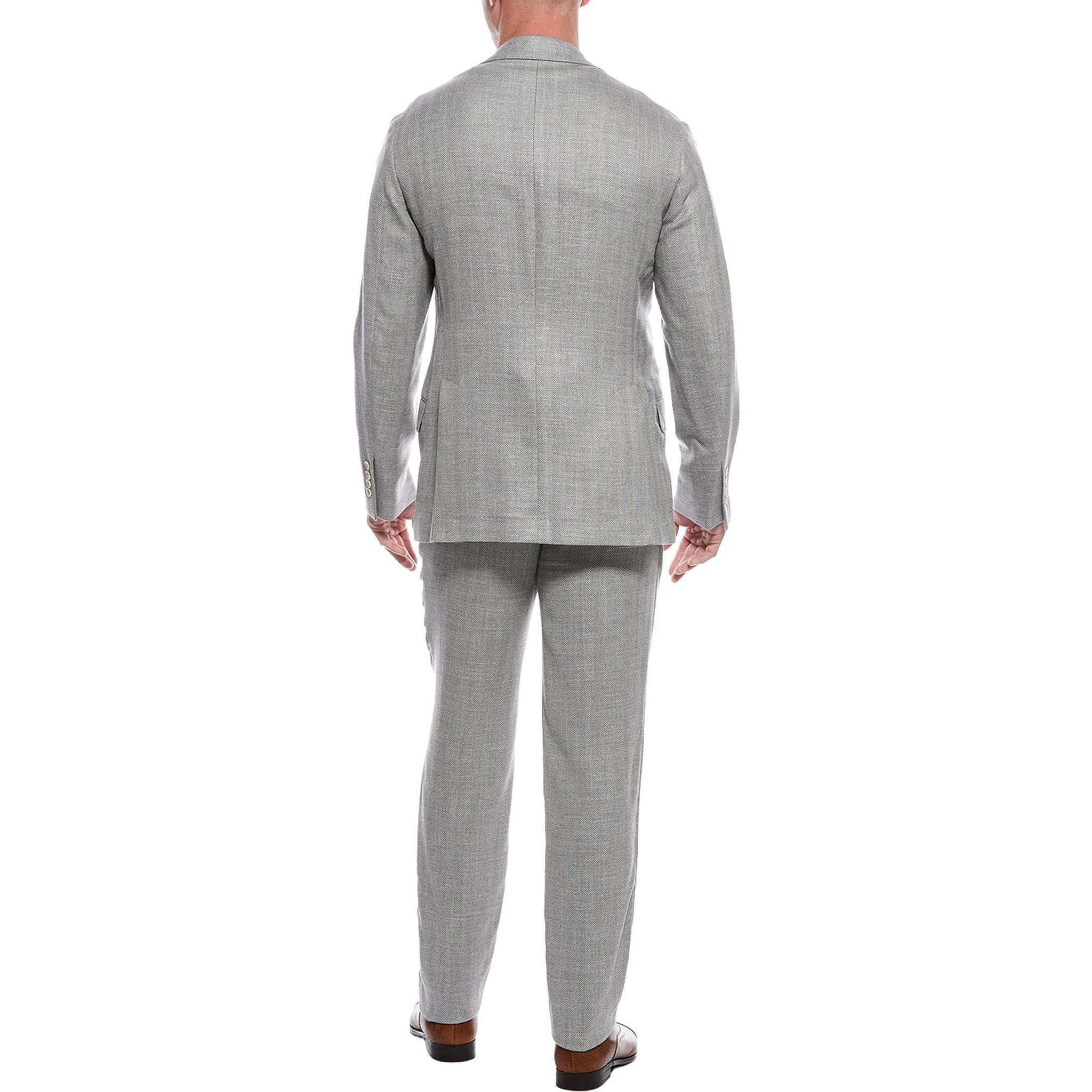 Gray Wool Two-Piece Suit