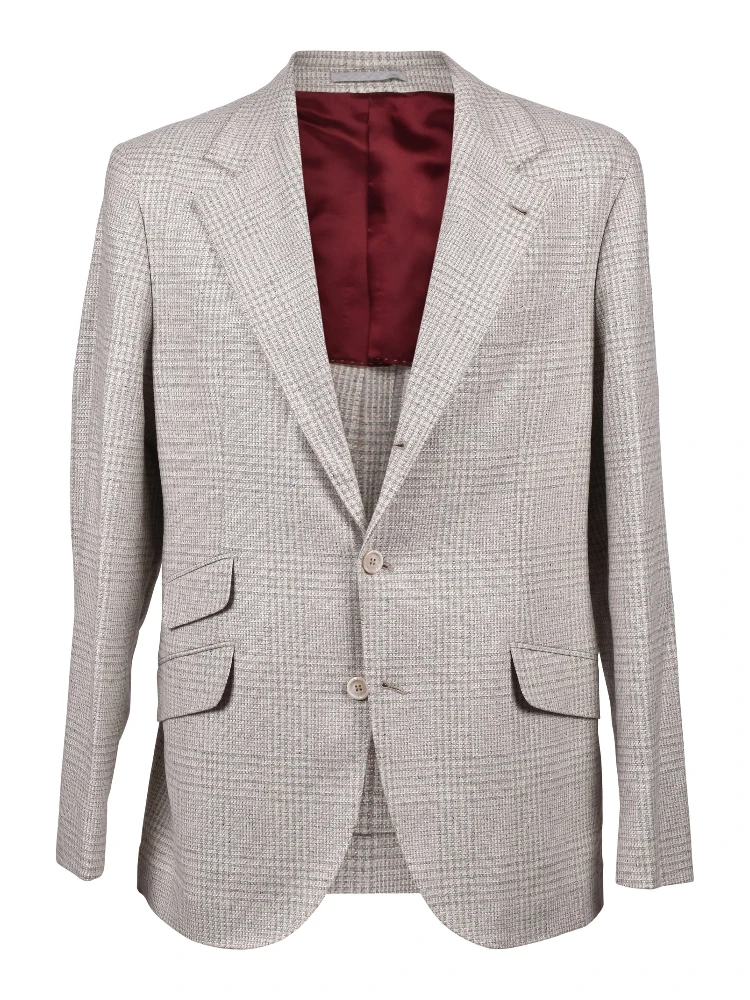 Beige Wool Blazer