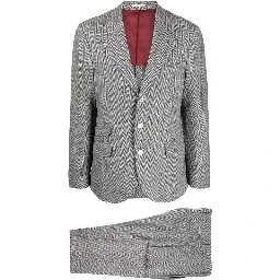 Gray Wool Two-Piece Suit