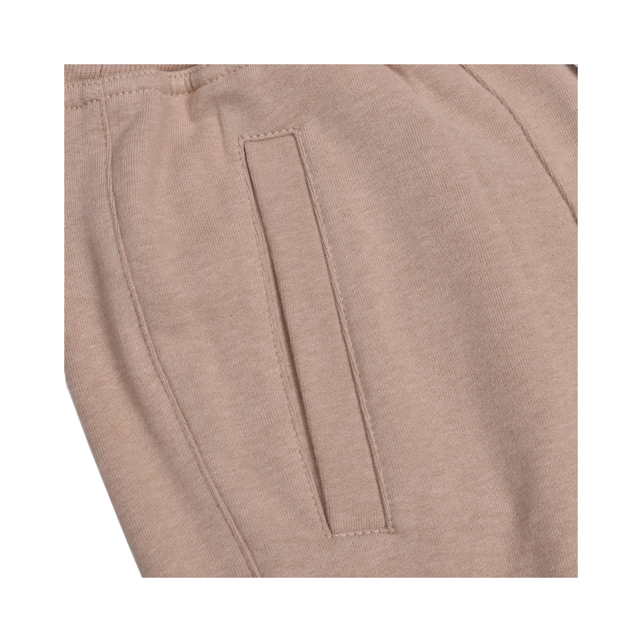 Beige Fibres Joggers (Workout Pants)
