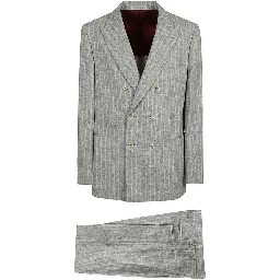 Pearl Leather Two-Piece Suit