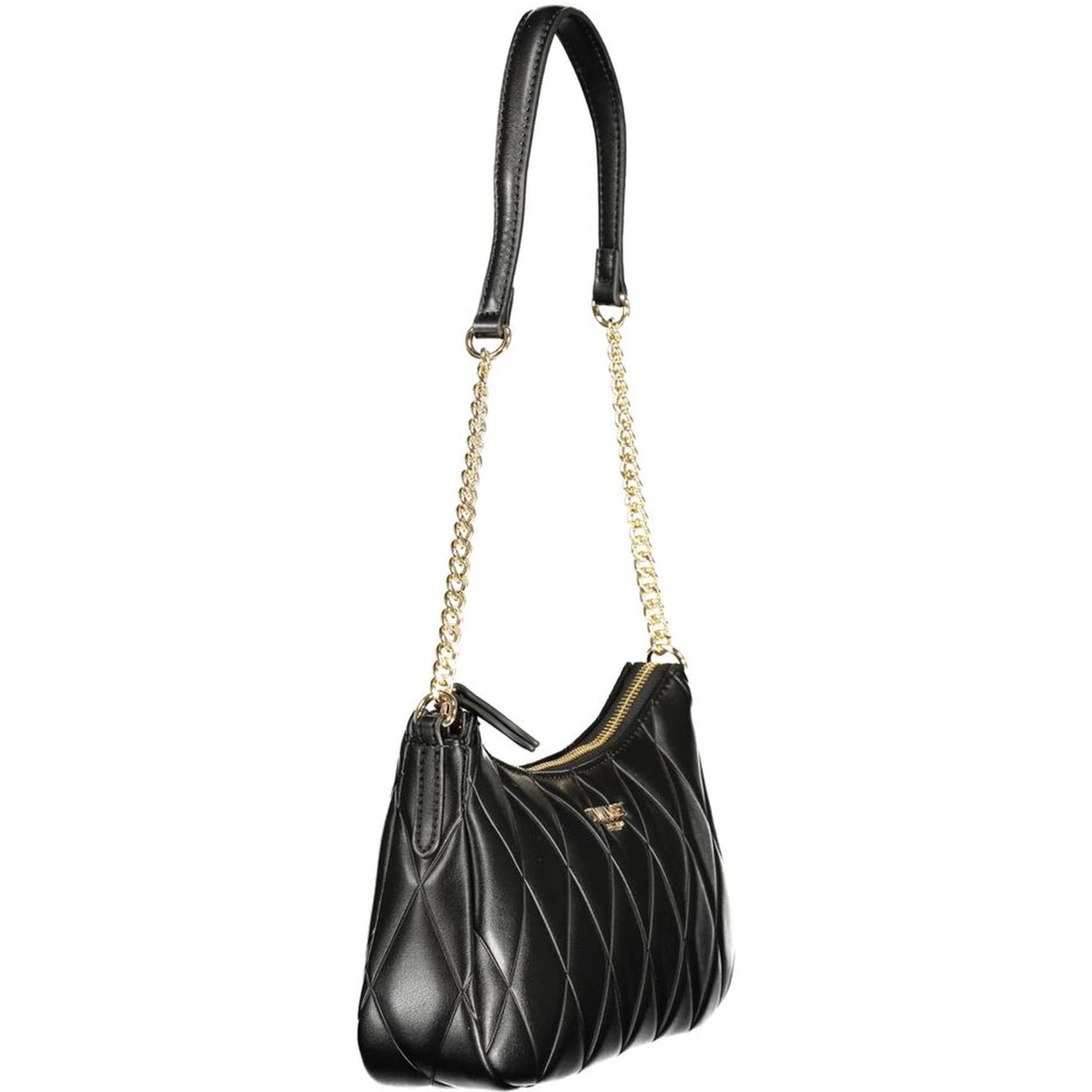 Black Polyurethane Women Bag