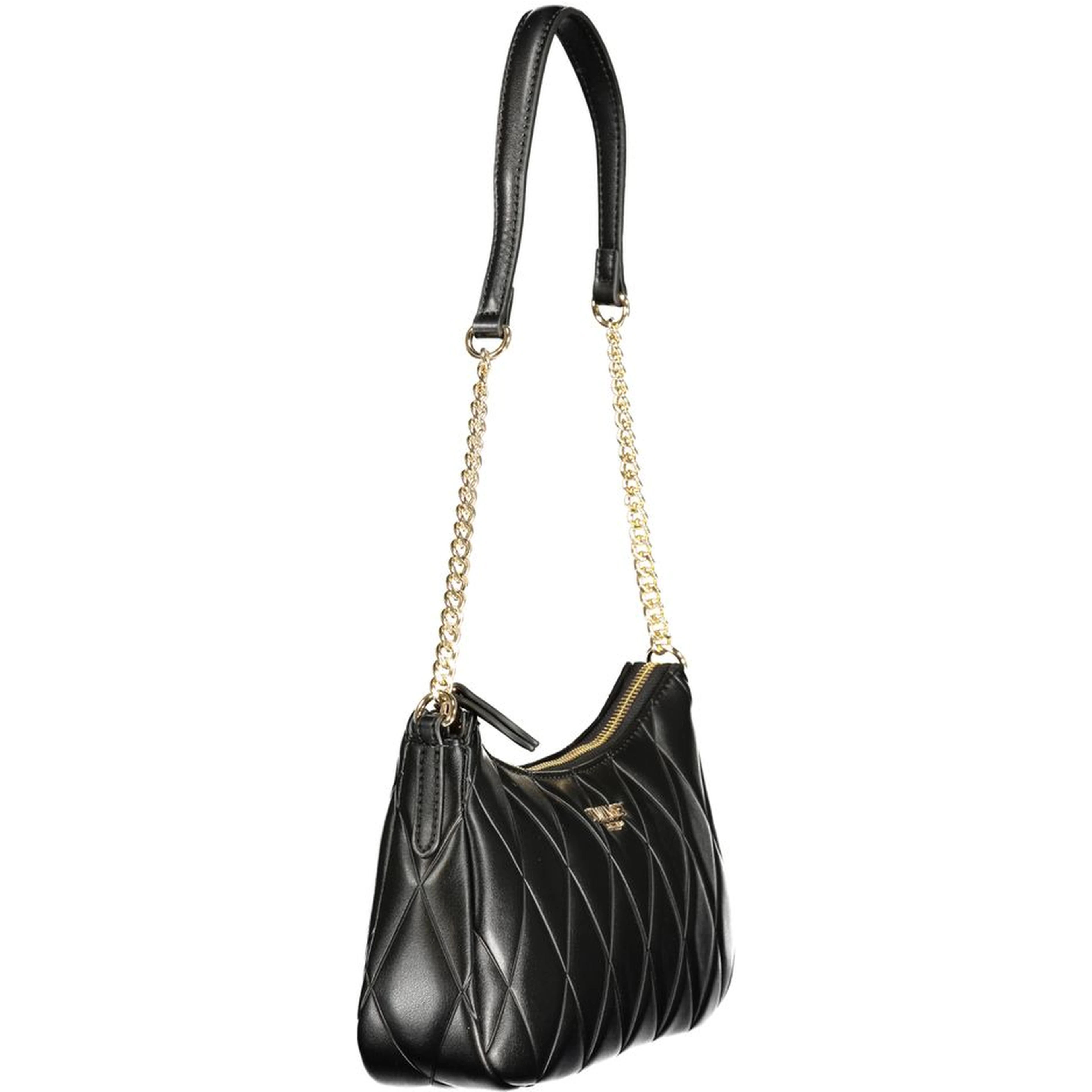 Black Polyurethane Women Bag