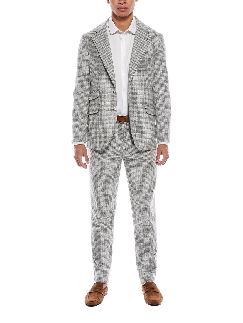 Pearl Leather Two-Piece Suit