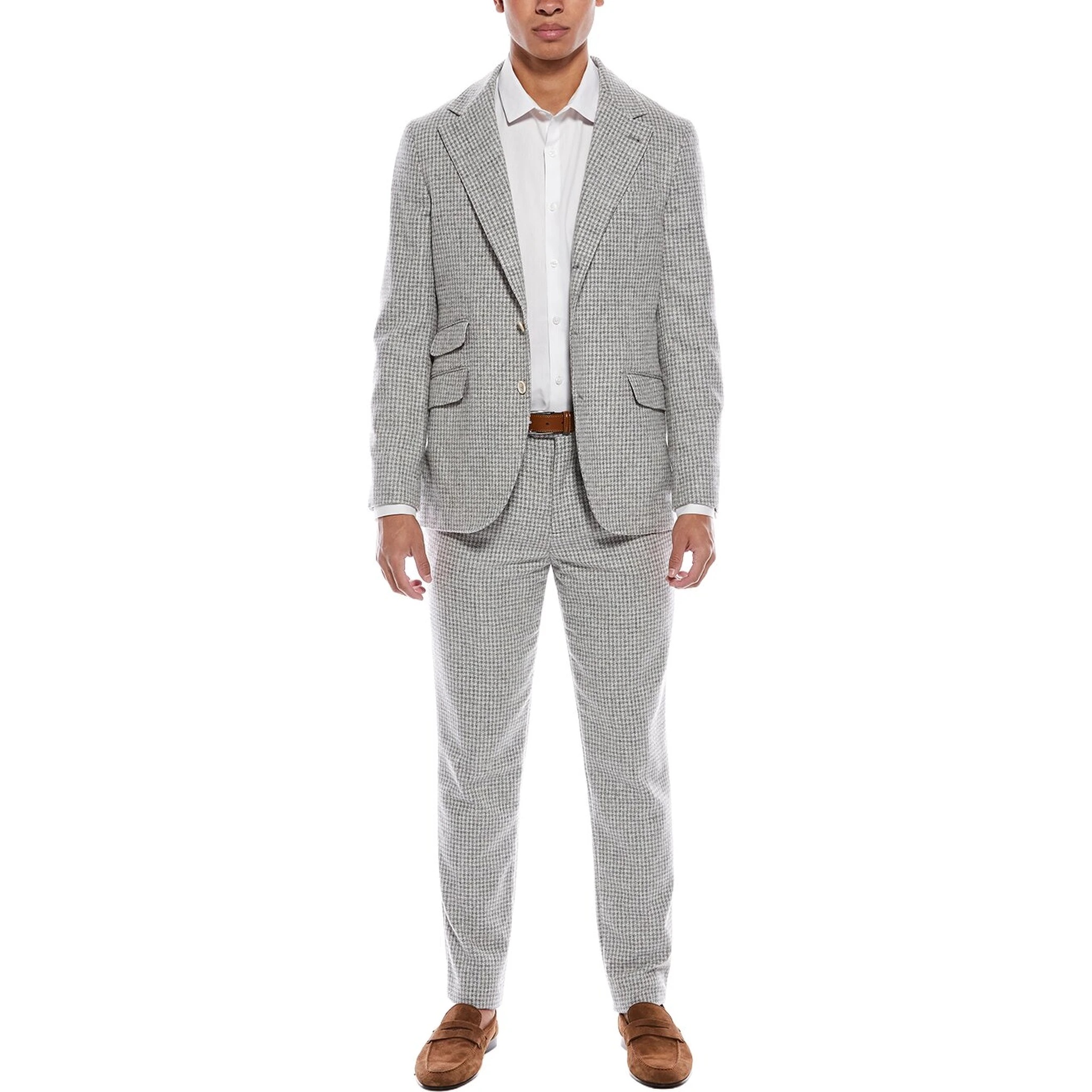 Pearl Leather Two-Piece Suit