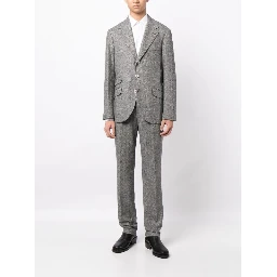 Gray Wool Two-Piece Suit