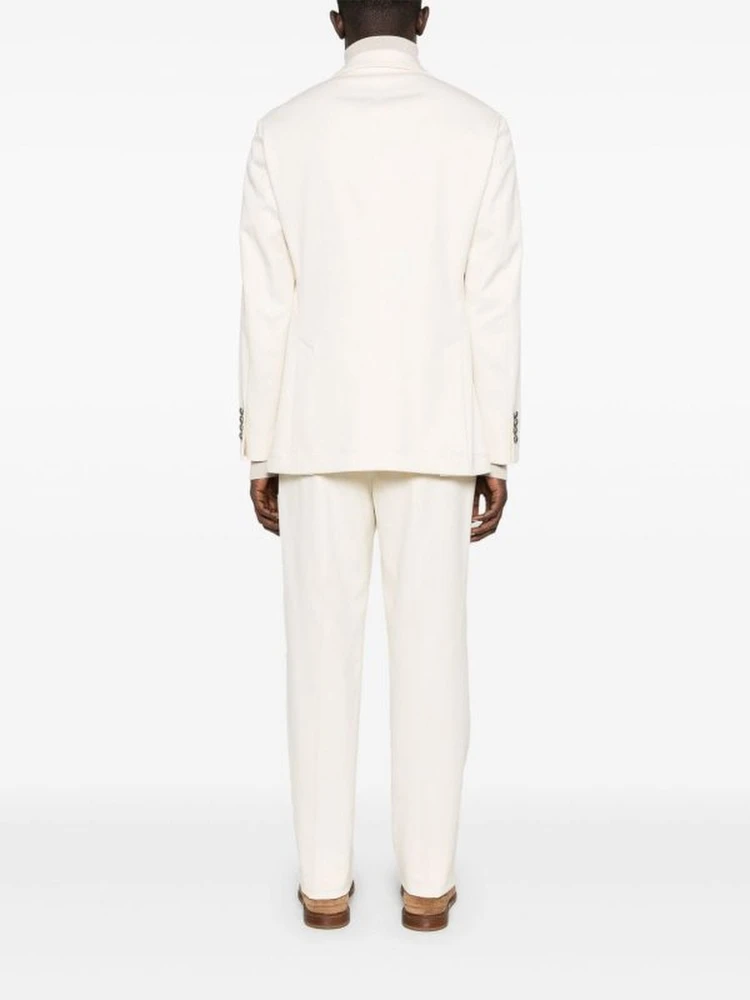 Beige Cotton Two-Piece Suit alternative