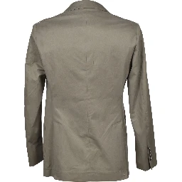 Green Cotton Blazer