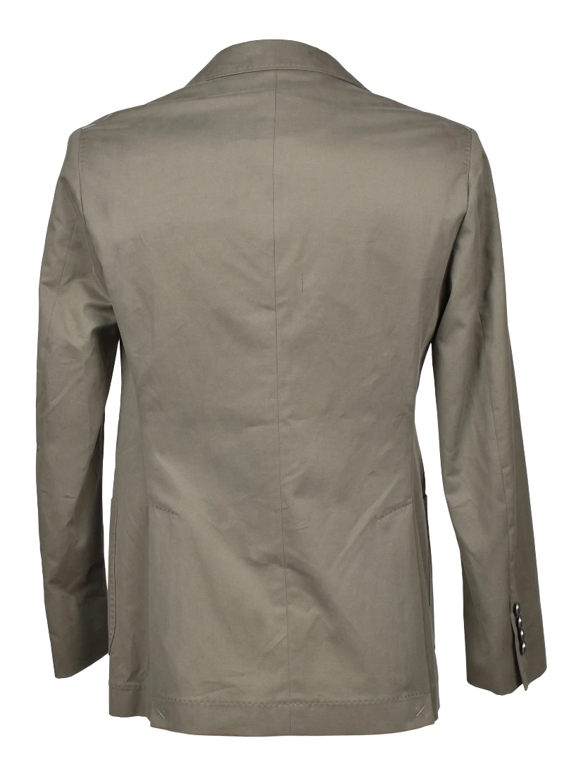 Green Cotton Blazer