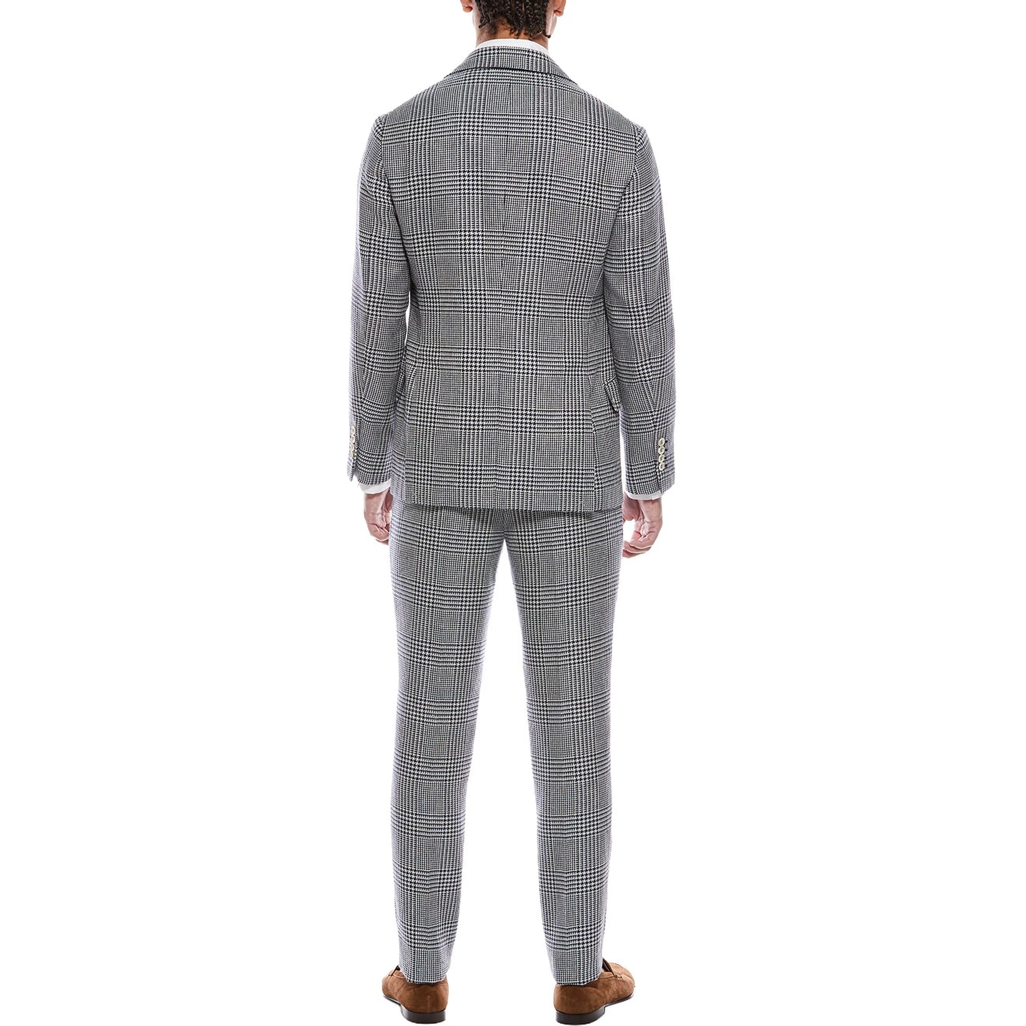 Blue Linen Two-Piece Suit