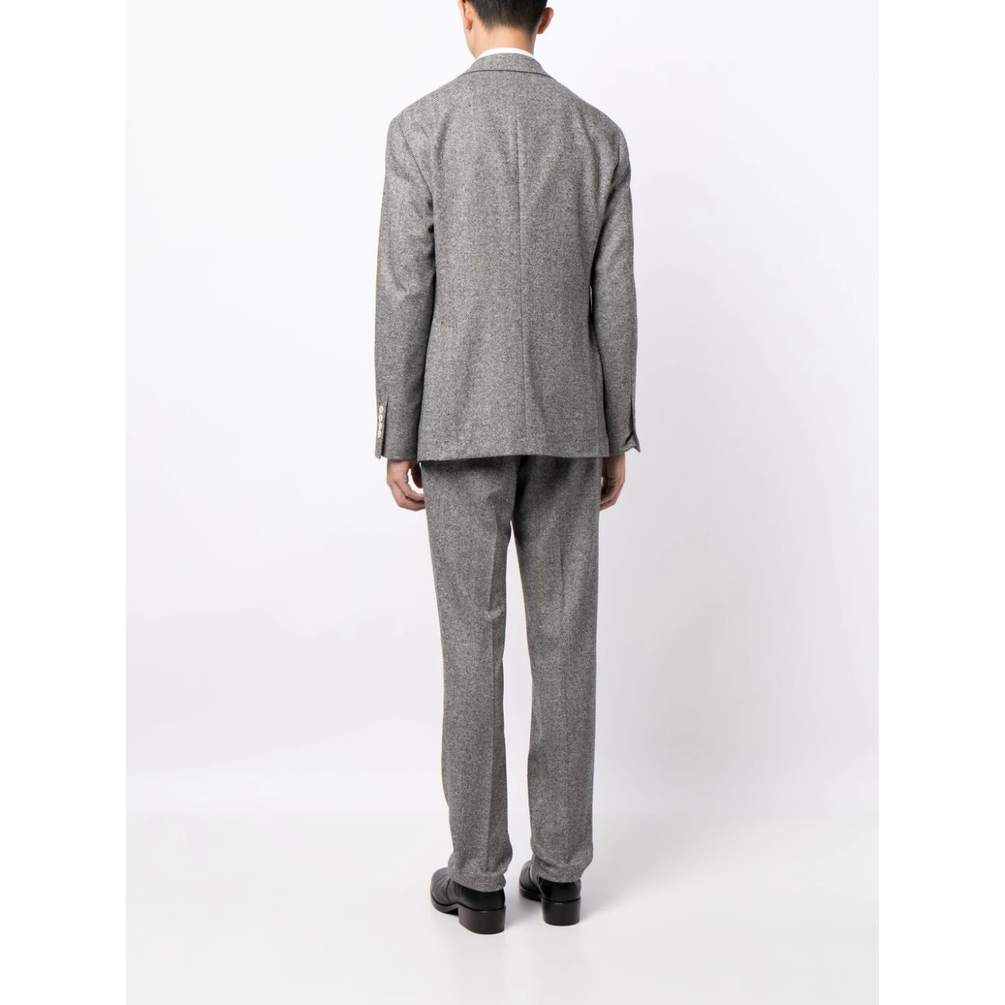 Gray Wool Two-Piece Suit