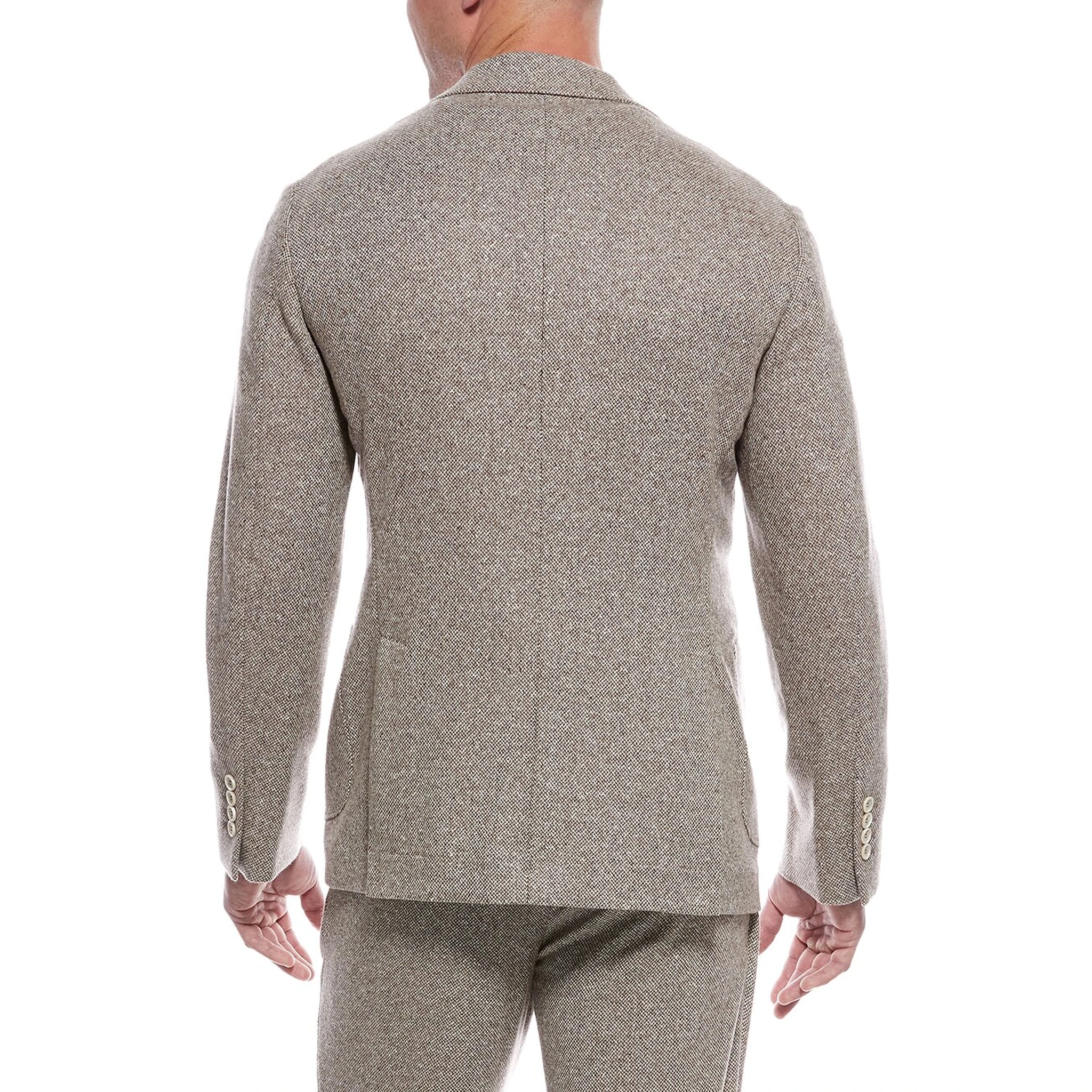 Brown Wool Two-Piece Suit