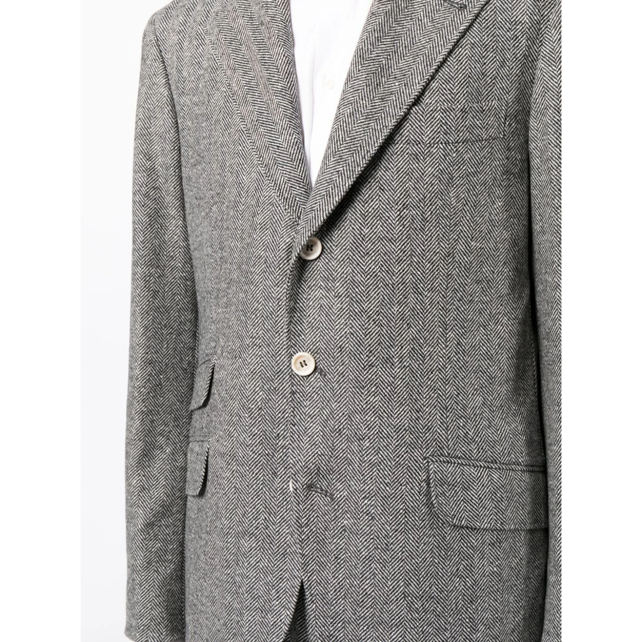 Gray Wool Two-Piece Suit