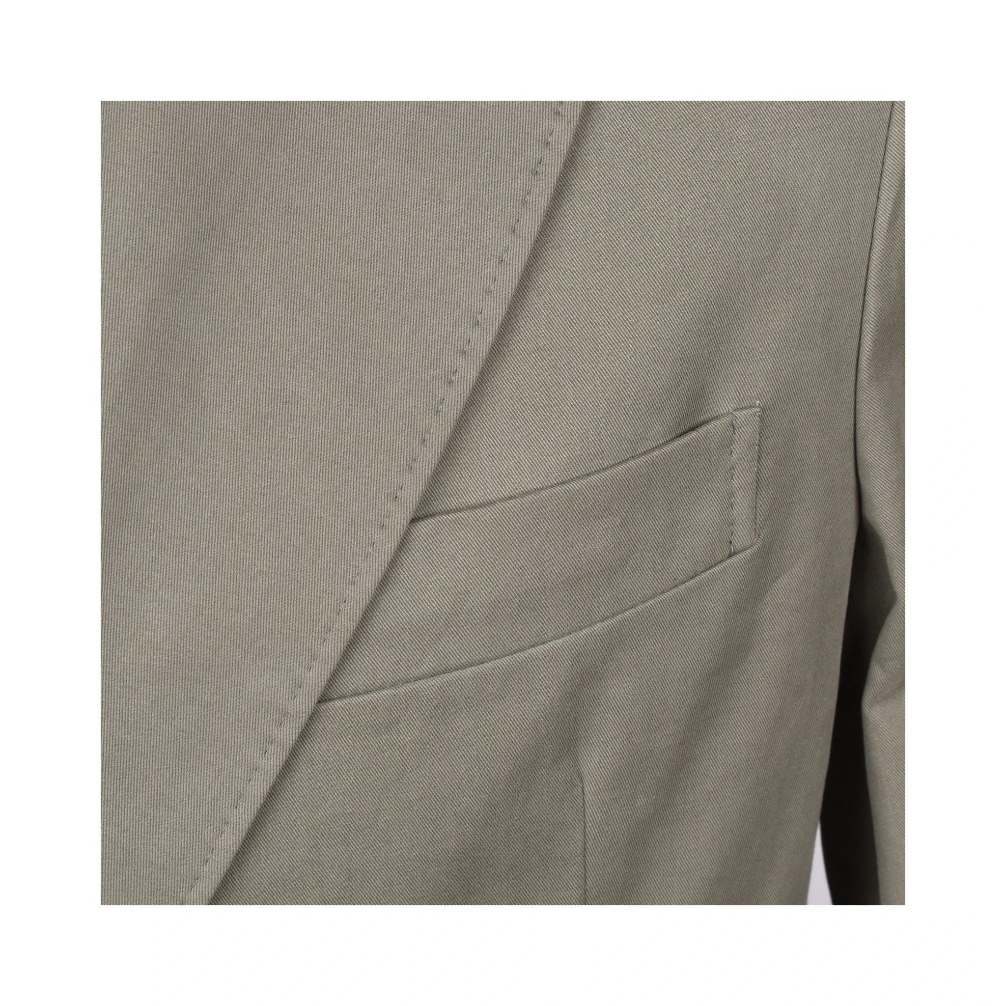 Green Cotton Blazer