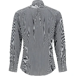 Bicolor Cotton Pattern Shirt