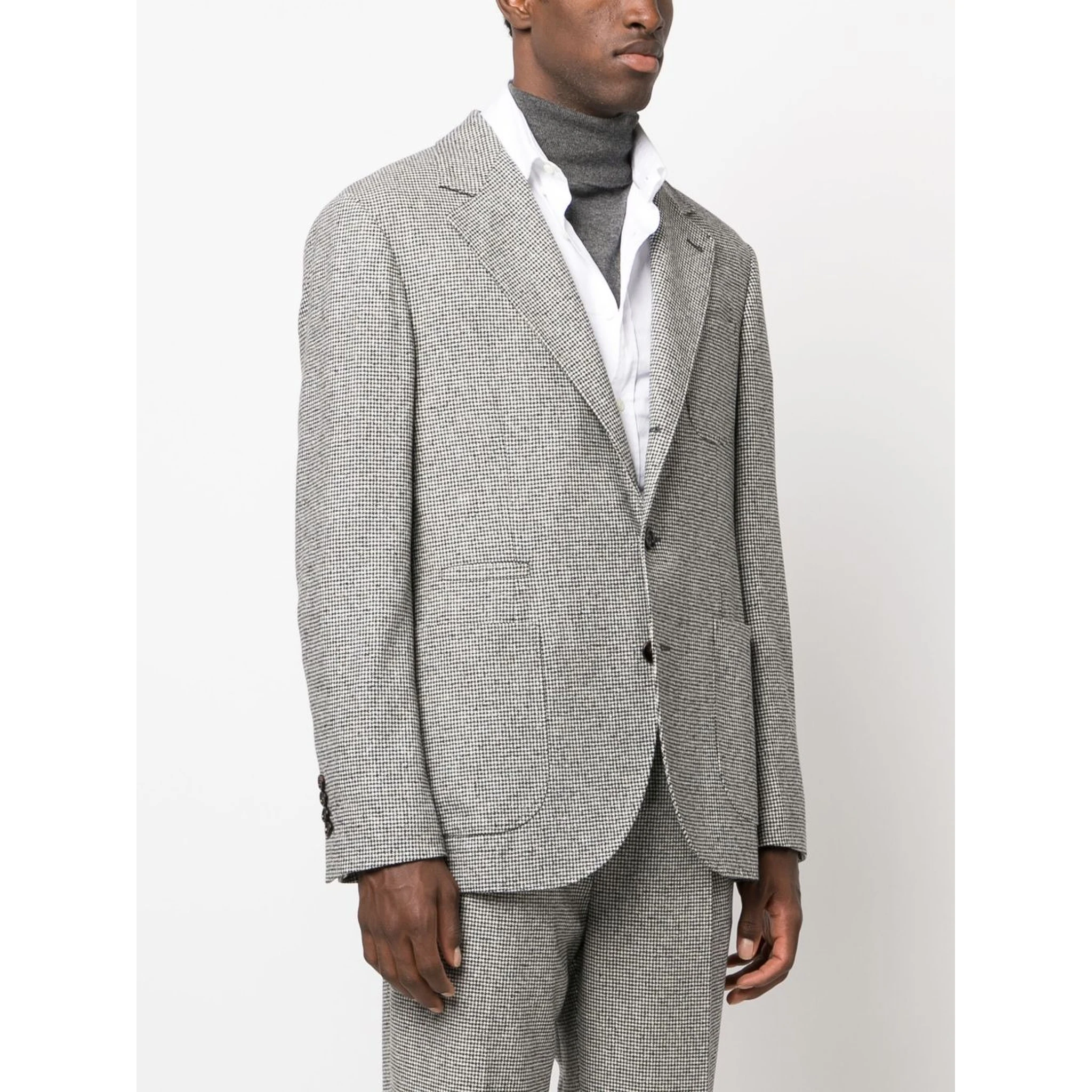 Gray Wool Two-Piece Suit