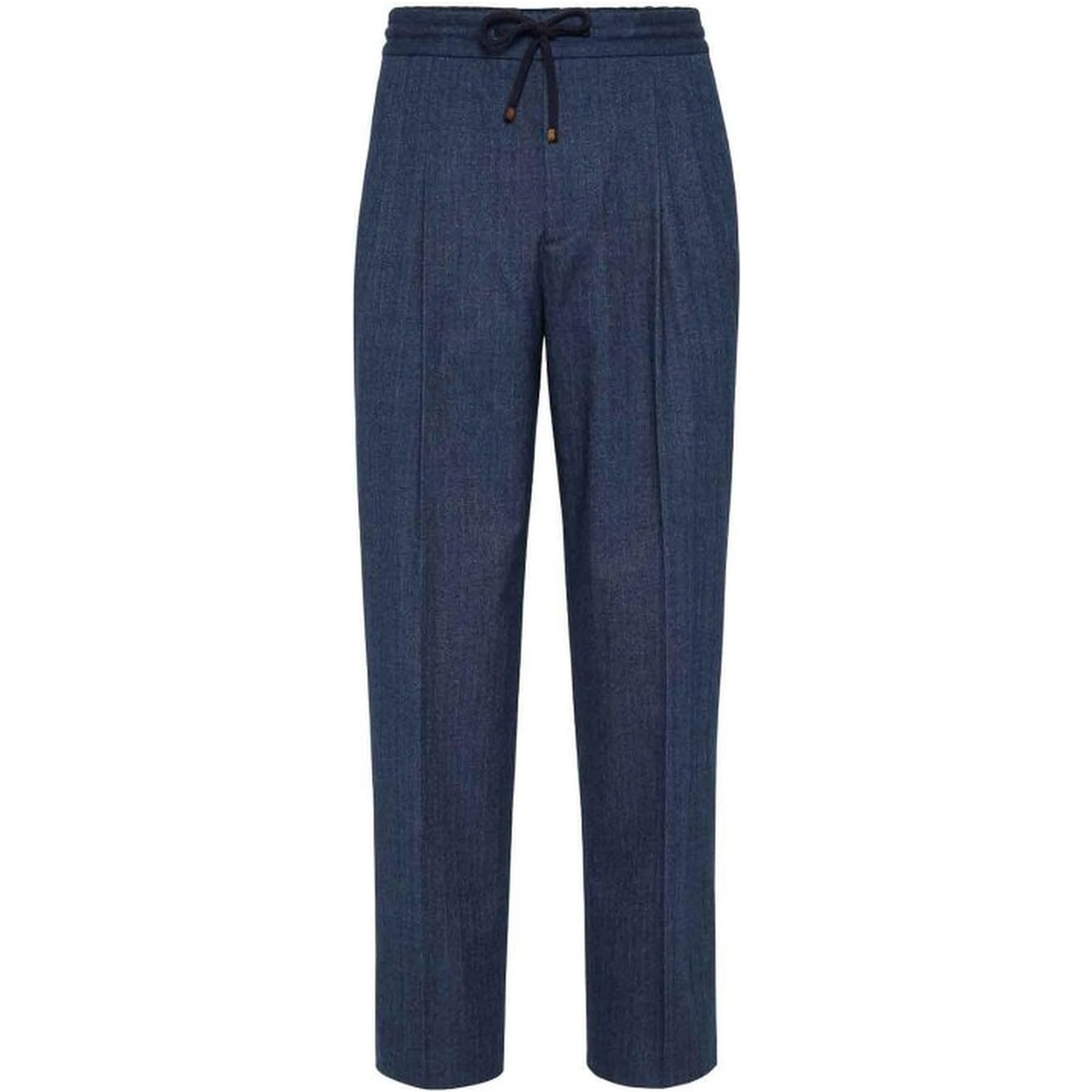 Blue Cotton Pants