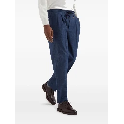 Blue Cotton Pants