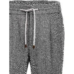 Gray Wool Casual Pants
