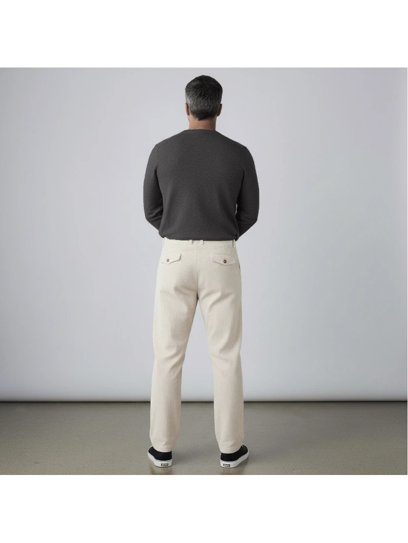 White Cotton Pants