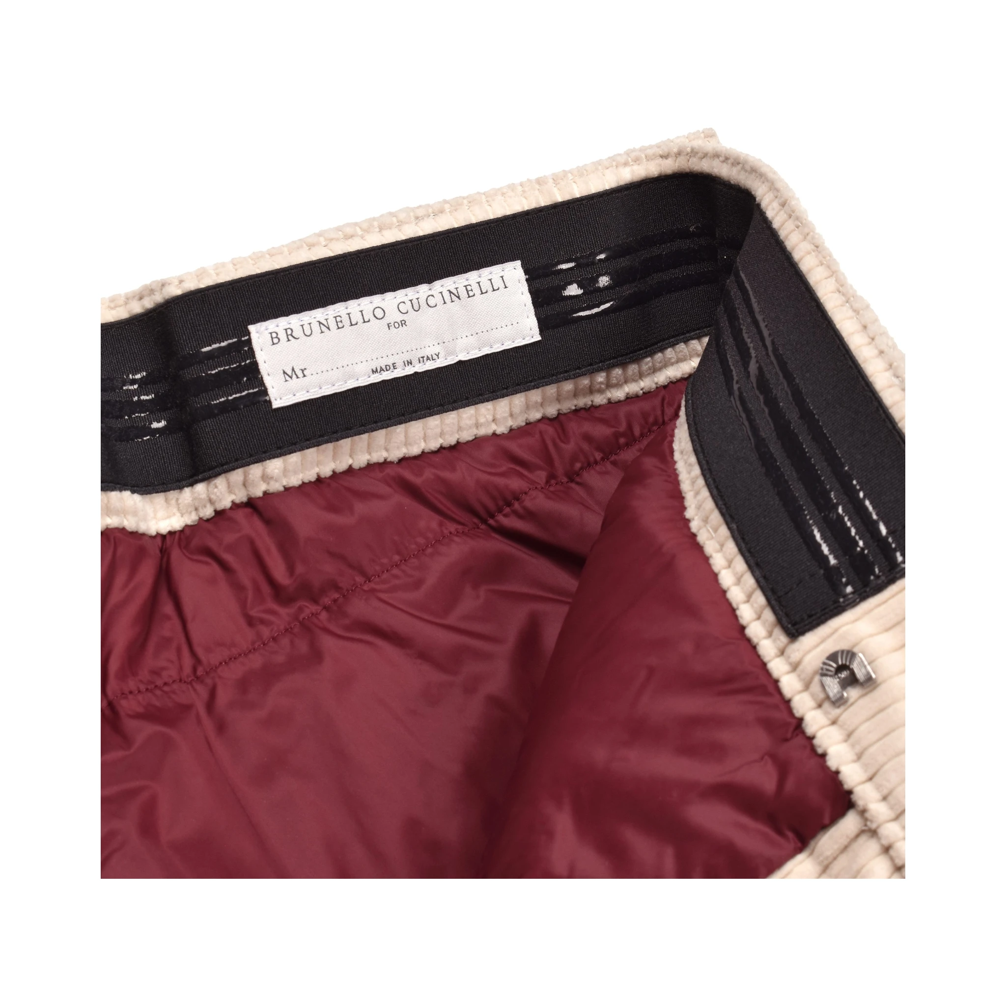 Bicolor Cotton Athletic Pants